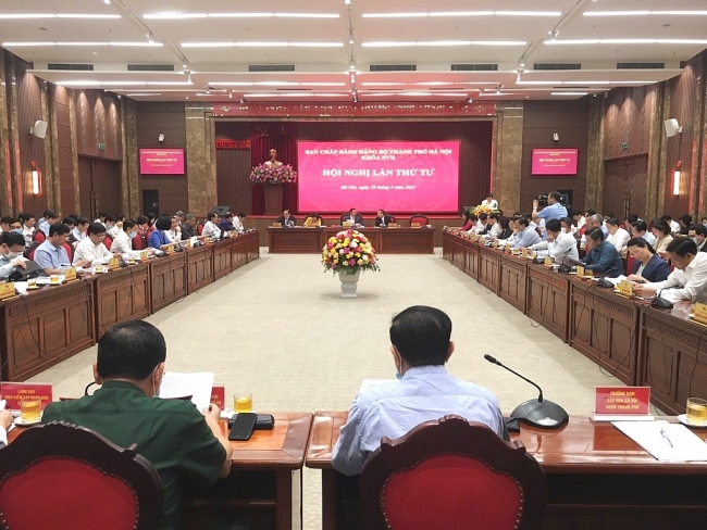 Hội nghị lần thứ tư Ban Chấp hành Đảng bộ thành phố Hà Nội khóa XVII