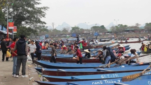 Chùa Hương trước ngày khai hội