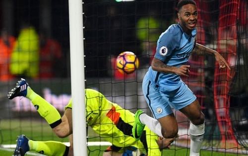 Man City chiến thắng nhẹ nhàng 2 - 0 trước Bournemouth