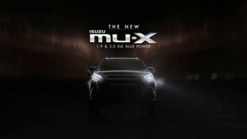 Isuzu MU-X 2017 tung teaser video hé lộ nhiều điều