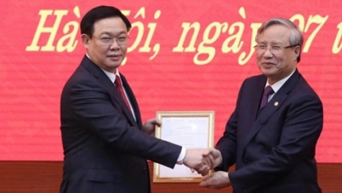 Phó Thủ tướng Vương Đình Huệ nhận quyết định làm Bí thư Thành ủy Hà Nội