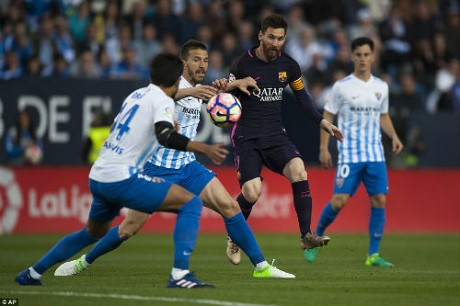 Malaga 2 - 0 Barcelona