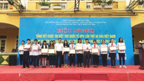 Hà Nội tổng kết cuộc thi Viết thư quốc tế UPU năm 2017