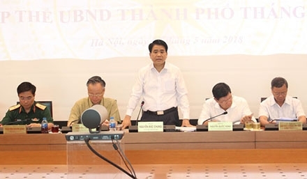 UBND TP Hà Nội họp xem xét 6 nội dung thuộc thẩm quyền