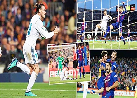 Barcelona 2-2 Real Madrid: Barca bất phân thắng bại với Real
