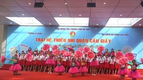 Trại hè thiếu nhi cấp quận đầu tiên ở Hà Nội
