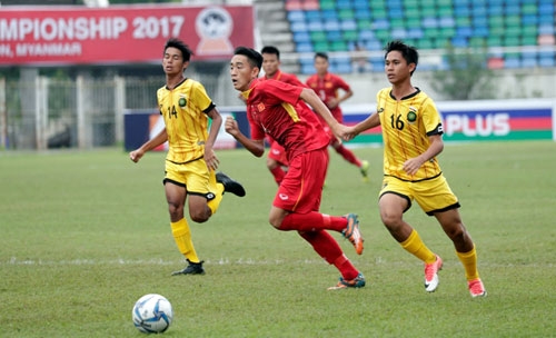 U18 Việt Nam 8-1 U18 Brunei: U18 Việt Nam dội mưa bàn thắng lên U18 Brunei