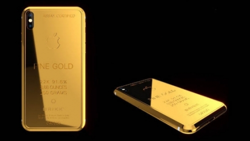 iPhone X độ vàng với giá bán 1,6 tỷ đồng