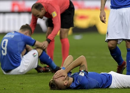 Italy lần đầu tiên vắng mặt ở World Cup sau 60 năm