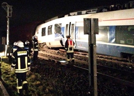 Đức: Gần 50 người thương vong vì tai nạn tàu hỏa
