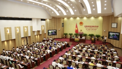 Khai mạc kỳ họp thứ bảy HĐND TP Hà Nội khóa XV (nhiệm kỳ 2016 - 2021)